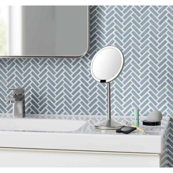 Козметично огледало със светлина/увеличително (10x) ø 12 cm Travel – simplehuman-image-3