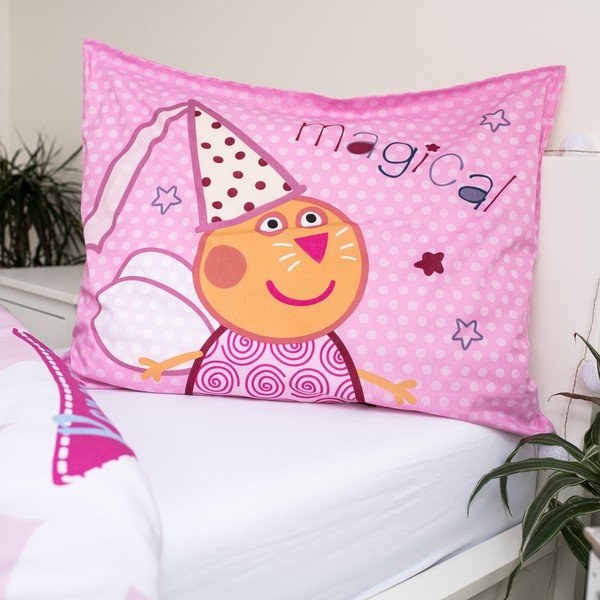 Розово бебешко памучно спално бельо, 140 x 200 cm Peppa Pig - Jerry Fabrics-image-4