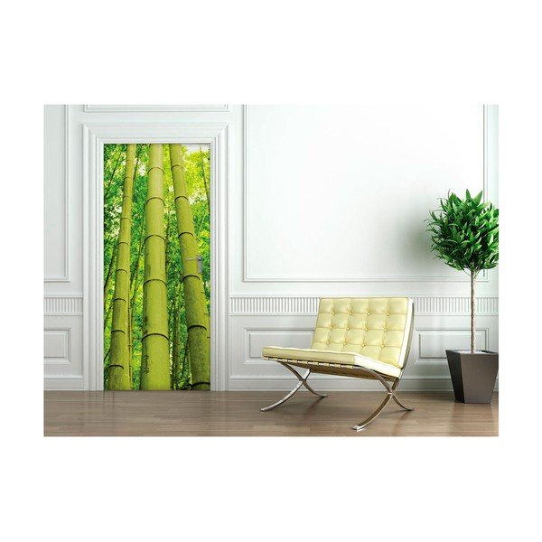 Adhezivní samolepka na dveře Ambiance Bamboo-image-1