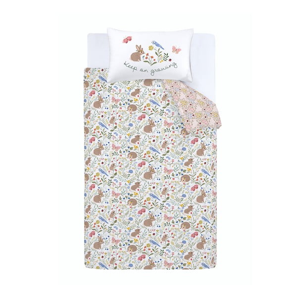 Детско единично спално бельо 135x200 cm Garden Animals - RHS-image-2