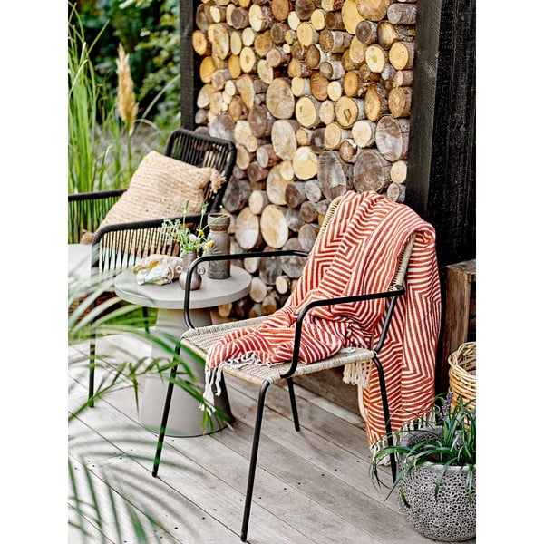 Кафява глинена ръчно изработена ваза (височина 21 cm) Gerde – Bloomingville-image-2