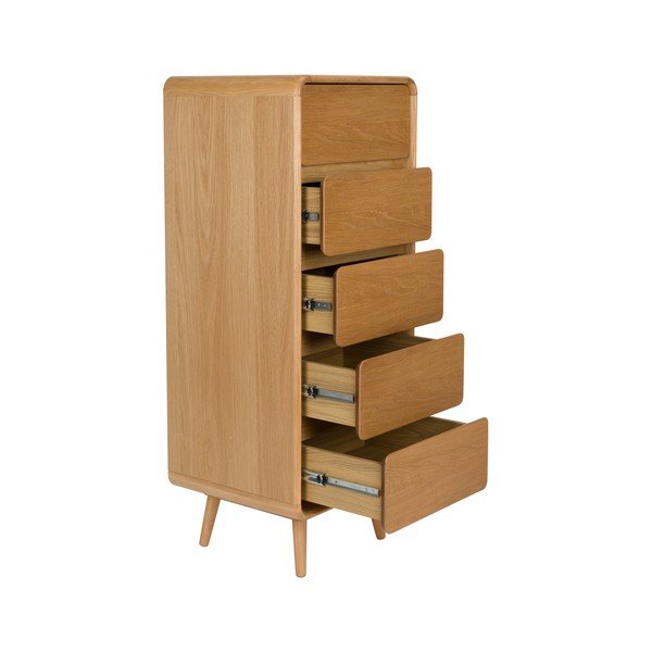 Скрин от масивен ясен в естествен цвят 45x112x40 cm Rise – Zuiver-image-3