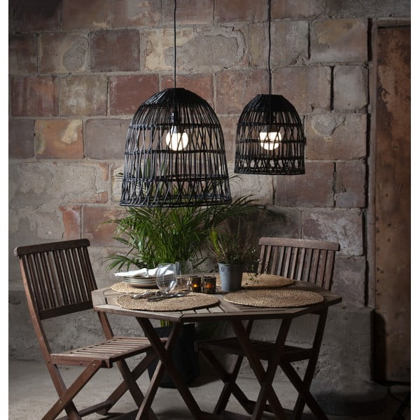 Черен абажур ø 30 cm Knute - Star Trading-image-3