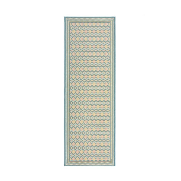 Светлозелен външен килим 80x230 cm Coast – Flair Rugs