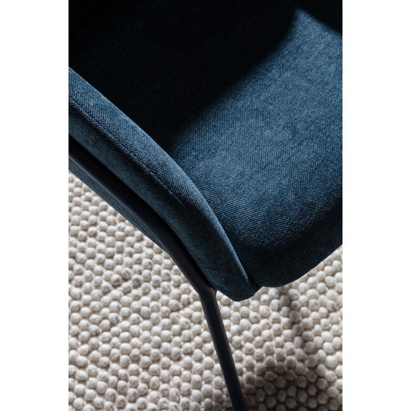 Сини тапицирани трапезни столове в комплект 2 бр. Aslin – MOME-image-4