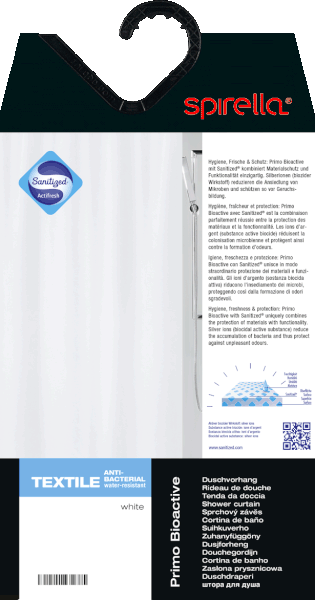 Завеса за душ 180x200 cm Primo – Spirella-image-1