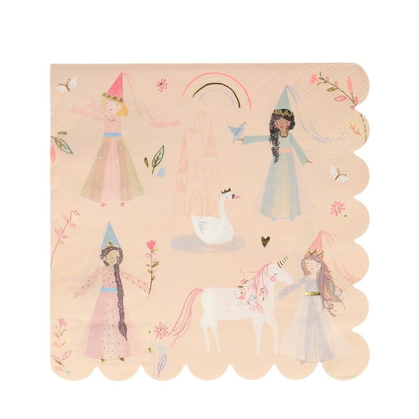 Хартиени салфетки в комплект 16 бр. Princess – Meri Meri