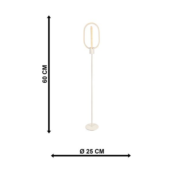 Бяла LED подова лампа (височина 132 cm) Goktug – Squid Lighting-image-4