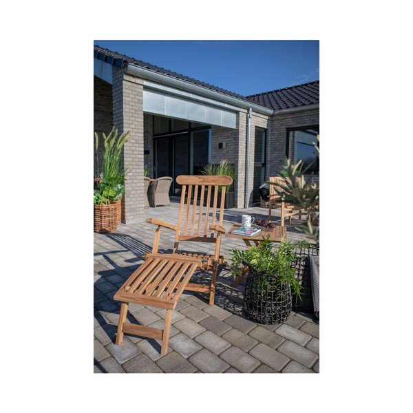 Шезлонг от тиково дърво Arrecife - House Nordic-image-1