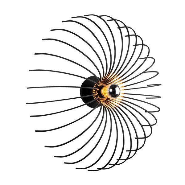 Черна стенна лампа Aspendos, ø 56 cm - Opviq lights-image-2