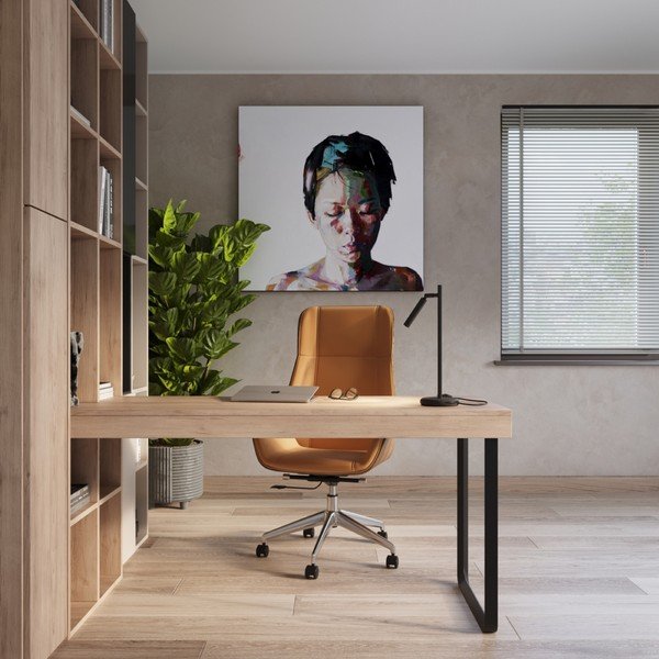 Черна настолна лампа (височина 43 cm) Fideus – Sollux-image-2