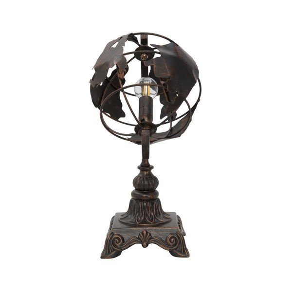 Черна настолна лампа с метален абажур (височина 40 cm) World Industry – Mauro Ferretti-image-3