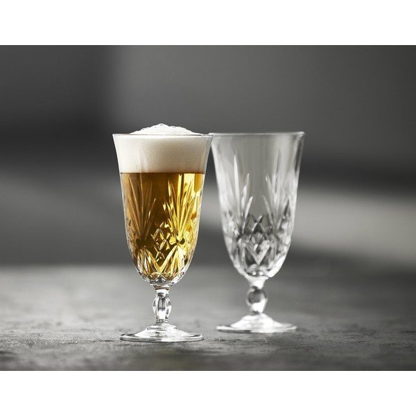 Чаши в комплект 4 бр. за бира 400 ml Melodia – Lyngby Glas-image-2