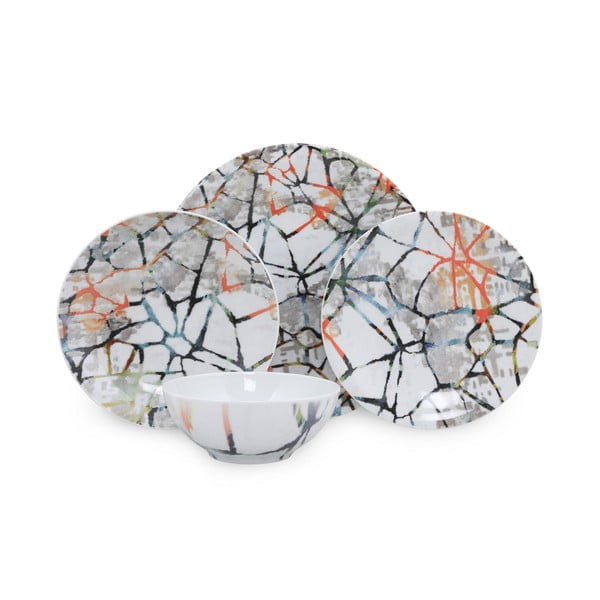 Комплект порцеланови чинии от 24 части Резюме - Kütahya Porselen