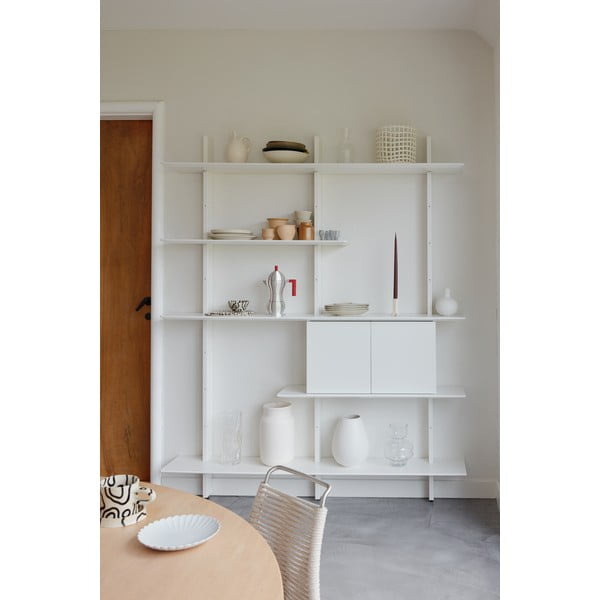 Бяла част за рафтове, широчина 162 cm Bridge - Tenzo-image-4