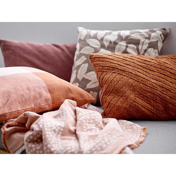 Кафява памучна възглавница Benjamin, 50 x 50 cm Benjamina - Södahl-image-1