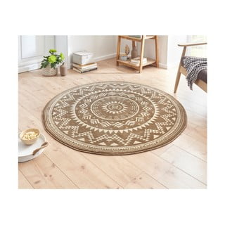 Кафяв килим Celebration , ⌀ 200 cm Valencia - Hanse Home