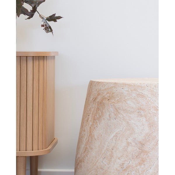 Каменна кръгла градинска масичка ø 47,5 cm Bonn – House Nordic-image-1