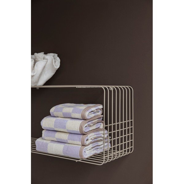 Бежов на няколко нива метален стенен рафт 70 cm Wire – Mette Ditmer Denmark-image-1