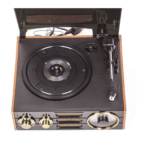 Черен грамофон с радио Empire Black TG-192 - GPO-image-4