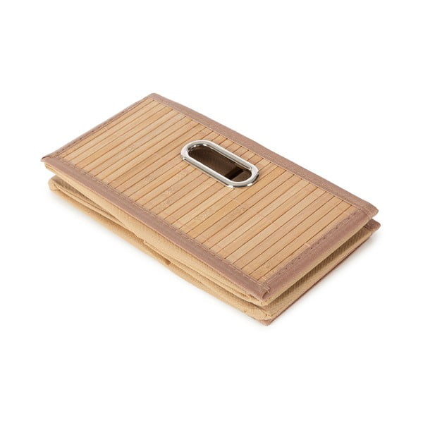 Бамбукова кутия за съхранение в естествен цвят  31x31x15 cm – Compactor-image-3