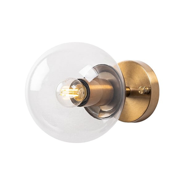 Стенна лампа в месингов цвят ø 15 cm Atmaca – Opviq lights-image-2