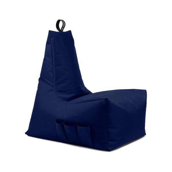 Тъмносин пуф Icy Gamer XL – So Soft?