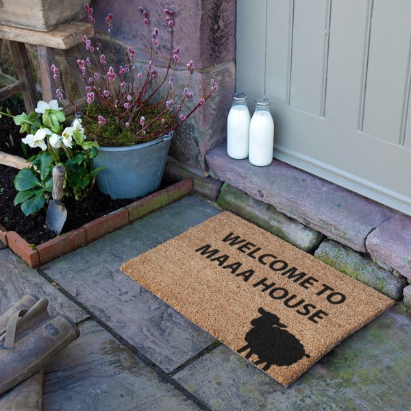 Изтривалка от кокосови влакна 40x60 cm Welcome to Maaa House – Artsy Doormats-image-3