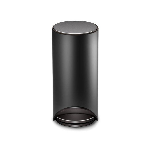 Матово черно метално кошче за боклук с педал 30 l Arc – Joseph Joseph