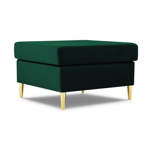 Зелена кадифена табуретка Kyoto – Cosmopolitan Design-image-1