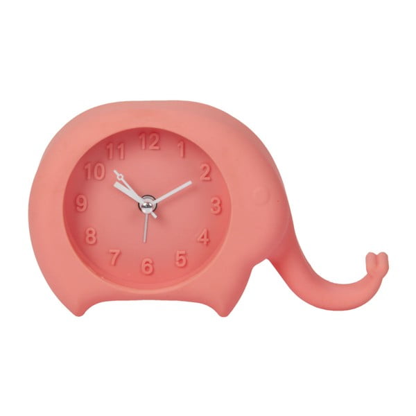 Розов часовник с аларма Peach Elephant - Just 4 Kids