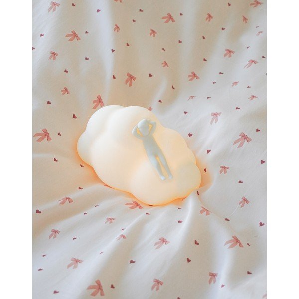 Светложълто/розово единично  детско спално бельо от органичен памук 140x200 cm Bows – Cam Cam Copenhagen-image-4