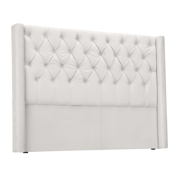 Bílé čelo postele Windsor & Co Sofas Queen, 216 x 120 cm