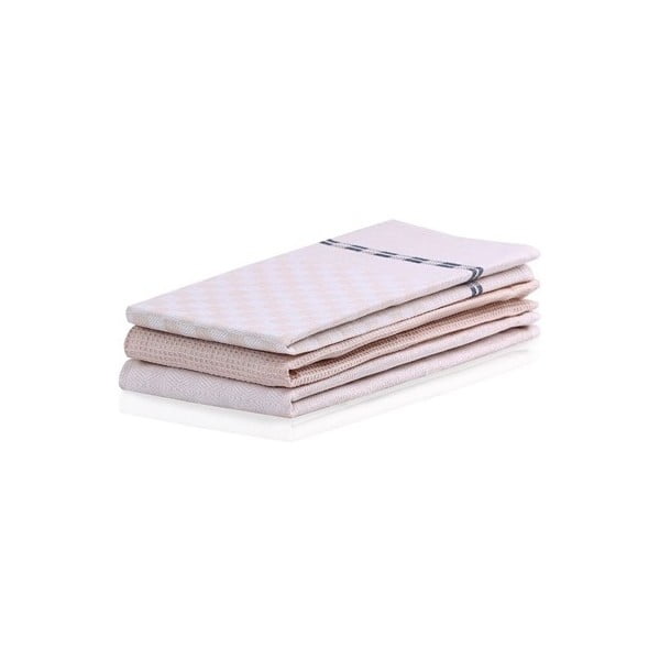 Памучни чаени кърпи в комплект от 3 броя 50x70 cm Louie - DecoKing