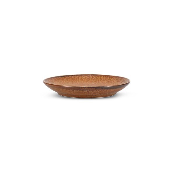 Кафява порцеланова чинийка ø 14 cm Ovio – BonBistro-image-2