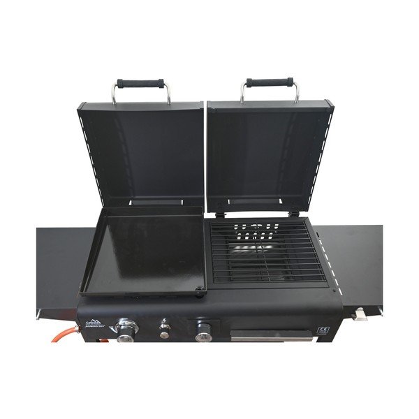 Газов/на дървени въглища грил Domino 2in1 – Cattara-image-4