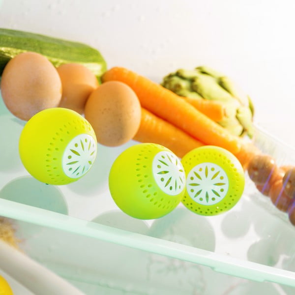 Комплект от 3 топчета против миризми за хладилника - InnovaGoods-image-1