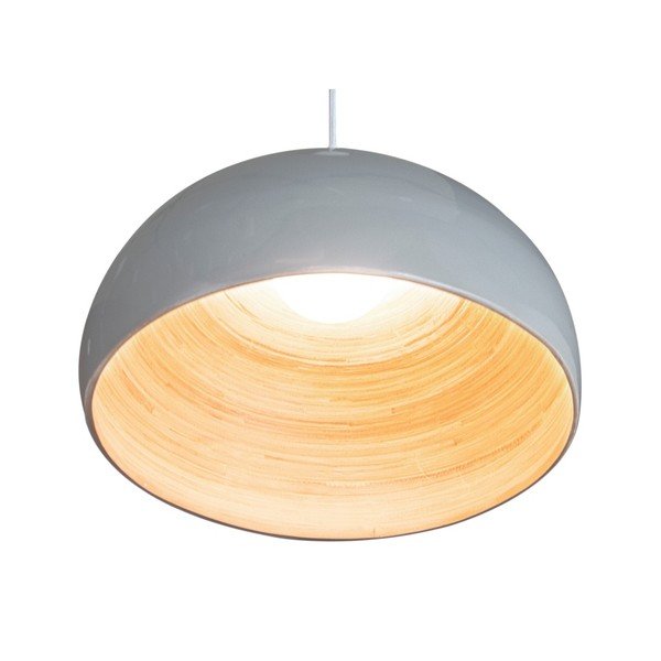 Zelené bambusové stropní světlo Leitmotiv, ⌀ 33 cm-image-1