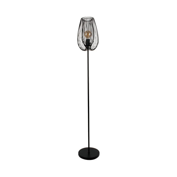 Черна подова лампа, височина 150 cm Lucid - Leitmotiv