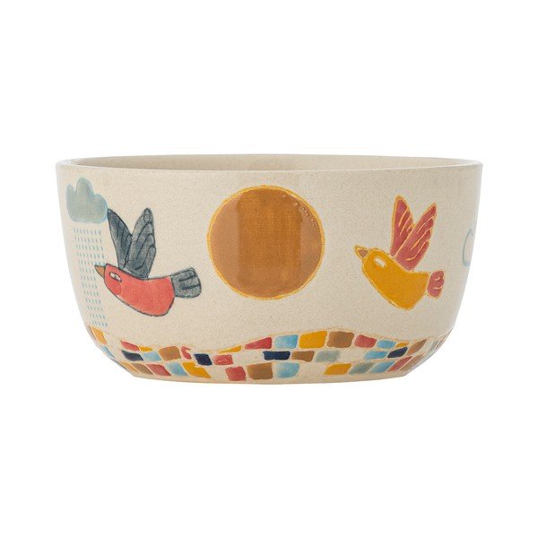 Кремава глинена детска купичка ø 12 cm Colorine – Bloomingville Mini