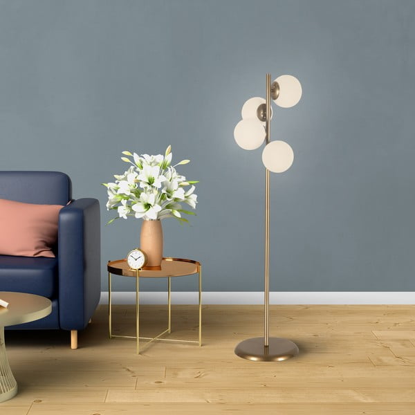 Подова лампа в златист цвят , височина 130 cm Owl - Squid Lighting-image-3