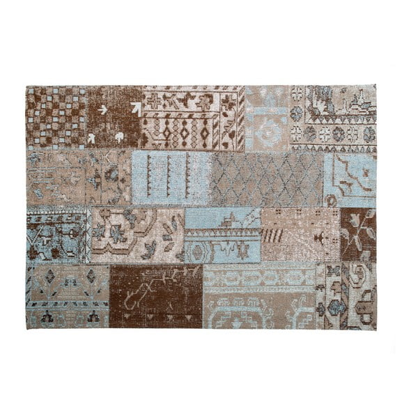 Кафяв килим с памучна смес Bali, 140 x 200 cm - Cotex