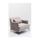 Кресло от сиво кадифе Proud - Kare Design