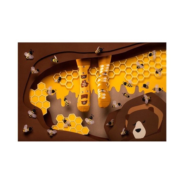 Чорапи Honey Bear, размер 43-46 - Many Mornings-image-1