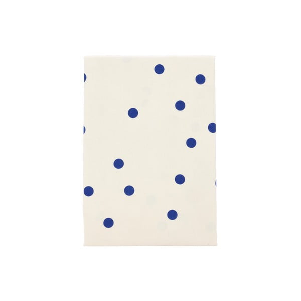 Единично спално бельо от памучен сатен в син и кремав цвят 140x200 cm Solaris – Södahl-image-3