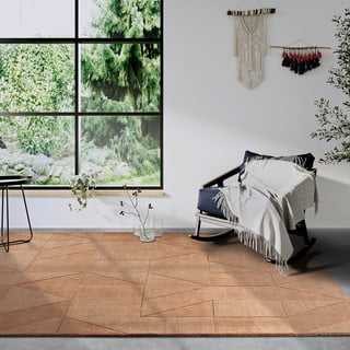 Кафяв ръчно изработен вълнен килим 160x230 cm Ursule – Villeroy&Boch
