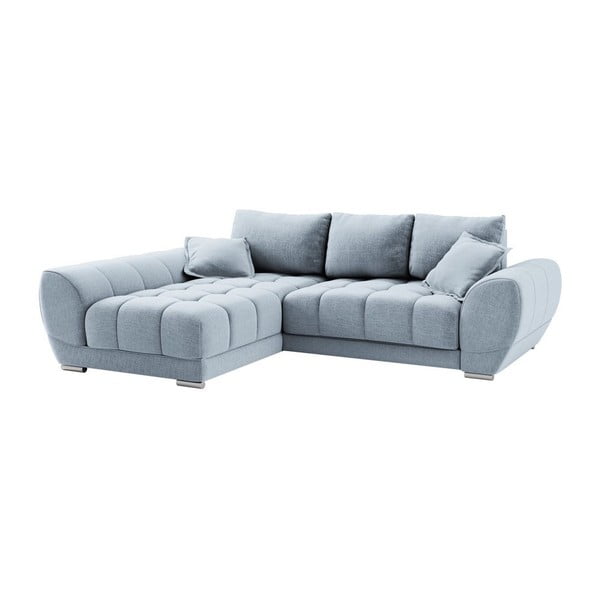 Светлосин разтегателен диван Cloudlet, ляв ъгъл - Windsor & Co Sofas