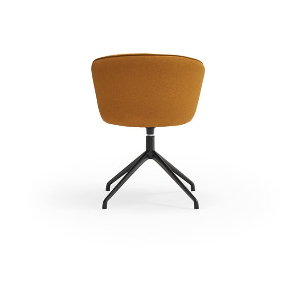 Тапицирани трапезни столове в комплект 2 бр. в цвят горчица Add – Teulat-image-3