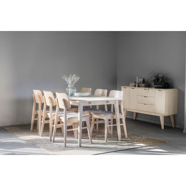 Матова лакирана дъбова маса за хранене , 180 x 90 cm Filippa - Rowico-image-3