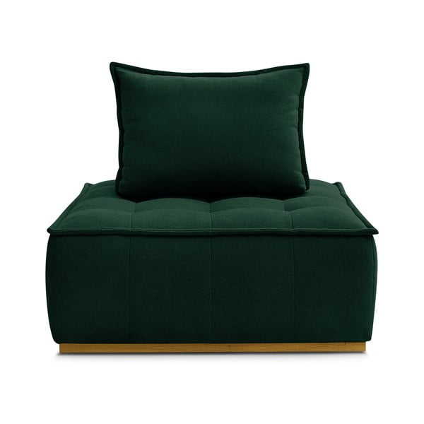 Тъмнозелено шенилово кресло Elisa – Bobochic Paris-image-3